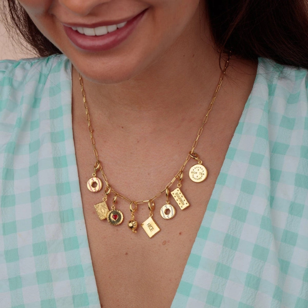 Lily Charmed Bourbon Biscuit Charm Gold - item number CGBON