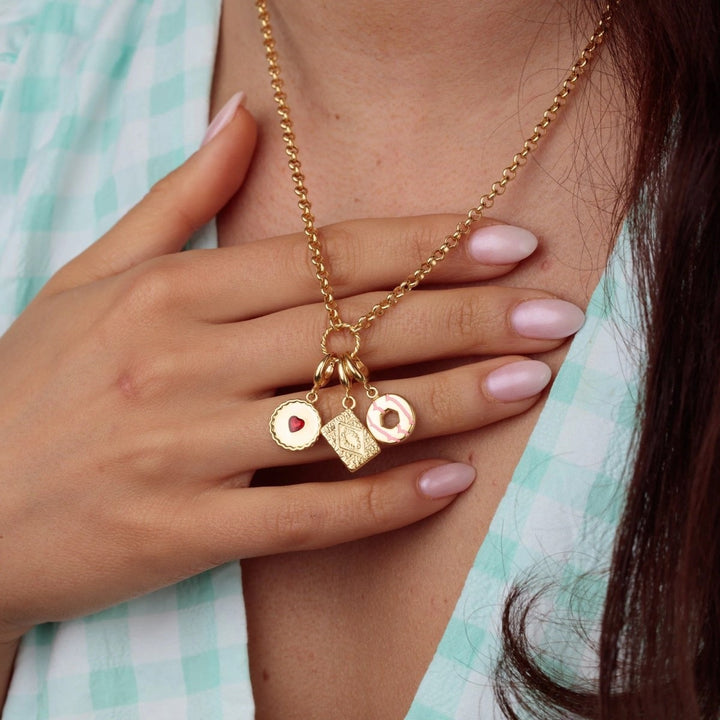 Lily Charmed Custard Cream Charm Gold - item number CGBC