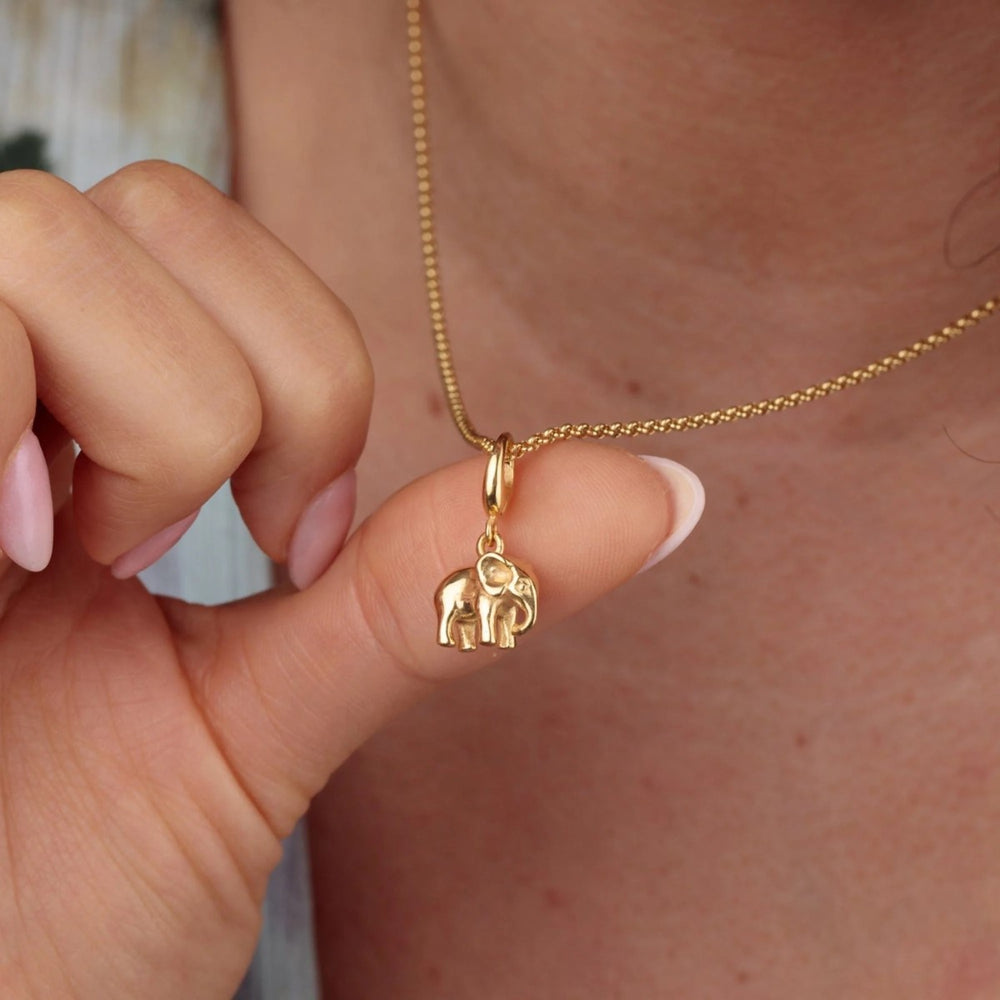 Lily Charmed Elephant Charm Gold - item number CGEL
