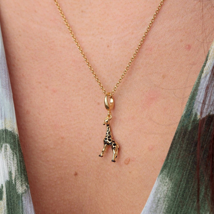 Lily Charmed Giraffe Charm Gold - item number CGGRF