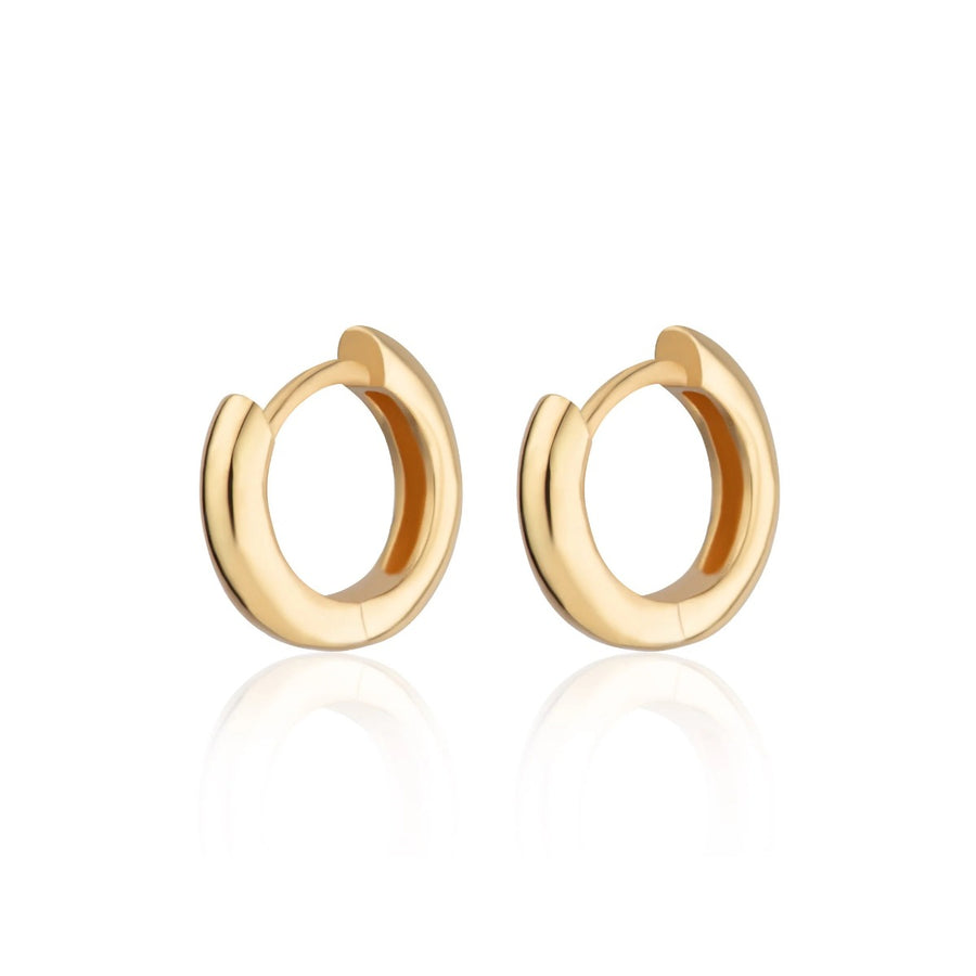 Scream Pretty Huggie Hoop Earrings - Gold