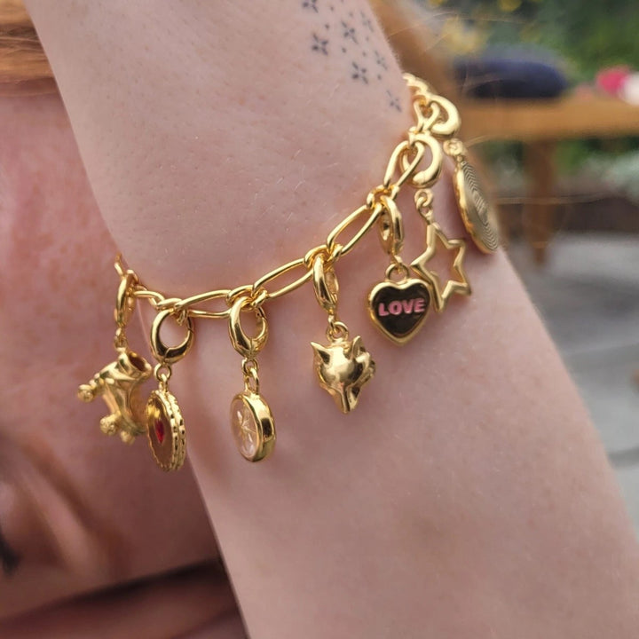 Lily Charmed My Story Charm Collector Bracelet Gold - item number CBRGMYSTY