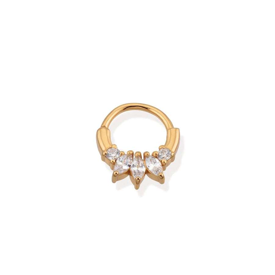 Scream Pretty Princess Daith Hoop Single Earring - Gold