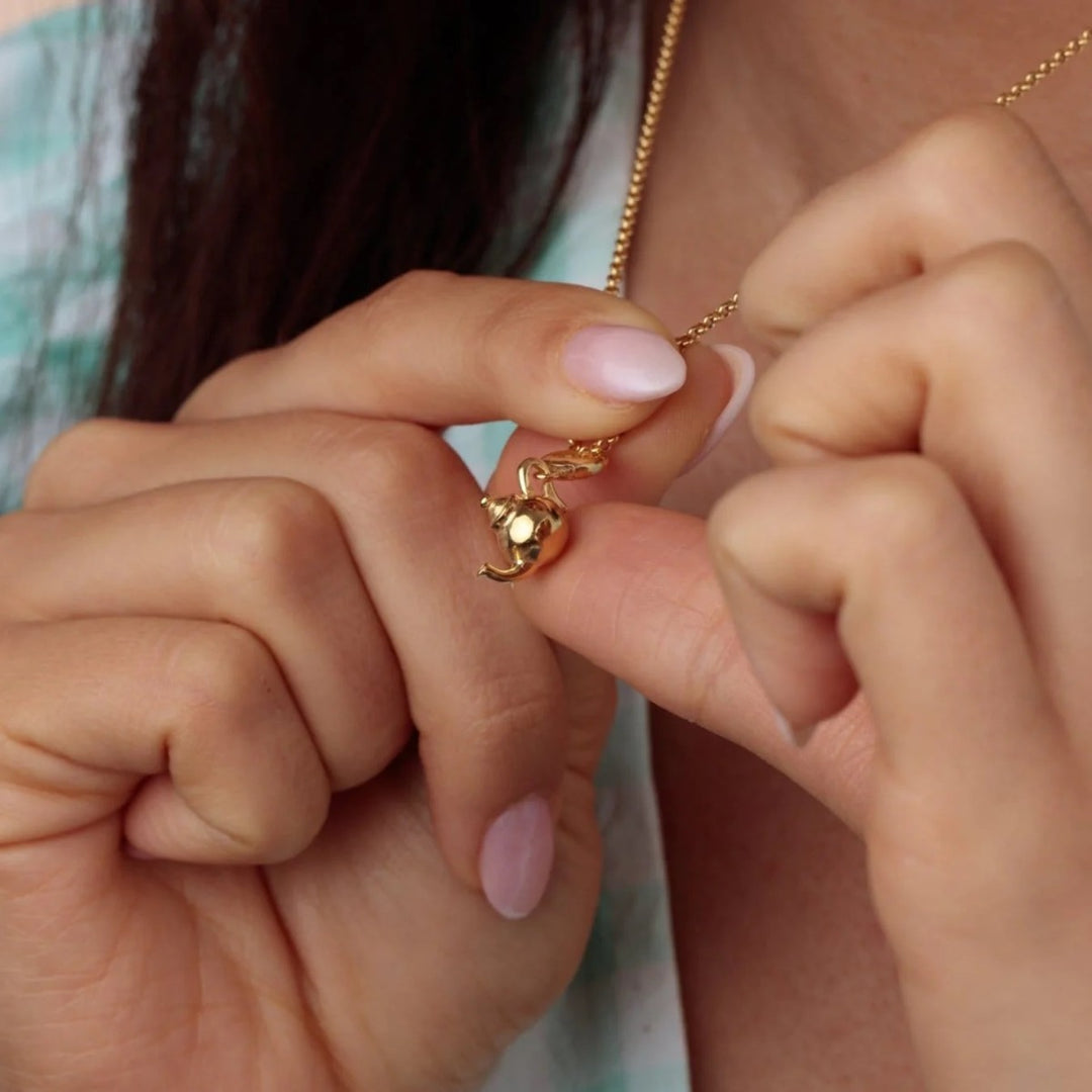 Lily Charmed Teapot Charm Gold - item number CGTP
