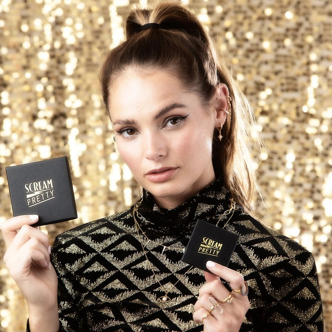 Scream Pretty Double Band Ear Cuff - Gold