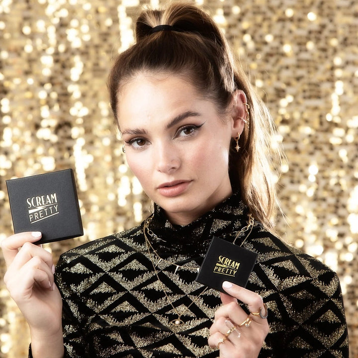 Scream Pretty Double Band Ear Cuff - Gold