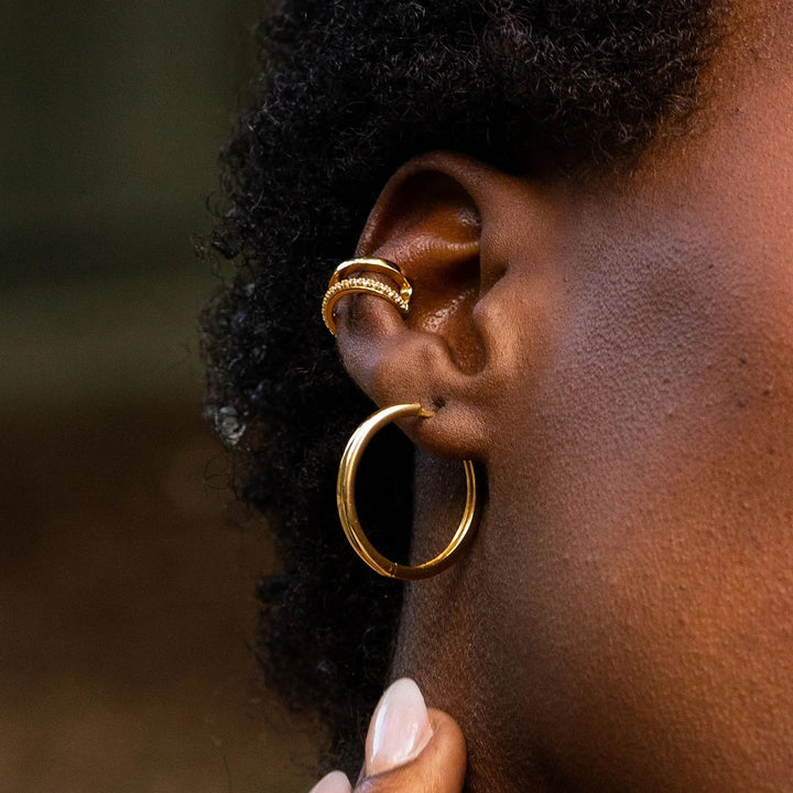 Scream Pretty Perfect Hoop Earrings - Gold SPG-267