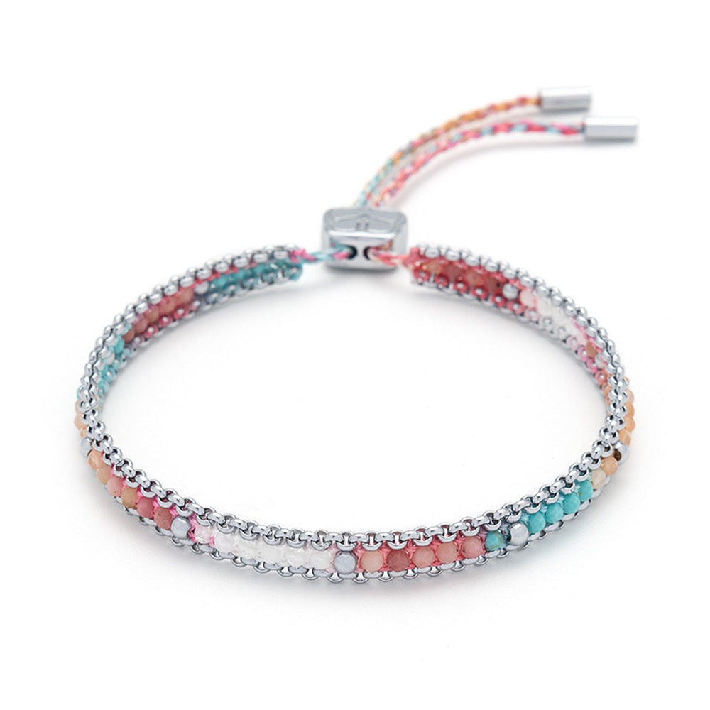 Niche Jewellery Boho Betty Helaine Candy Silver Bracelet