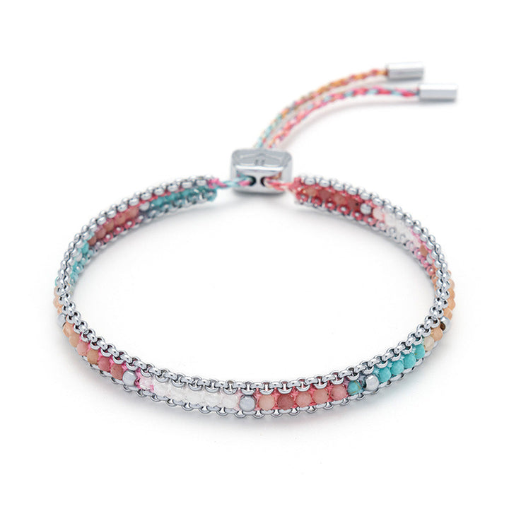 Niche Jewellery Boho Betty Helaine Candy Silver Bracelet