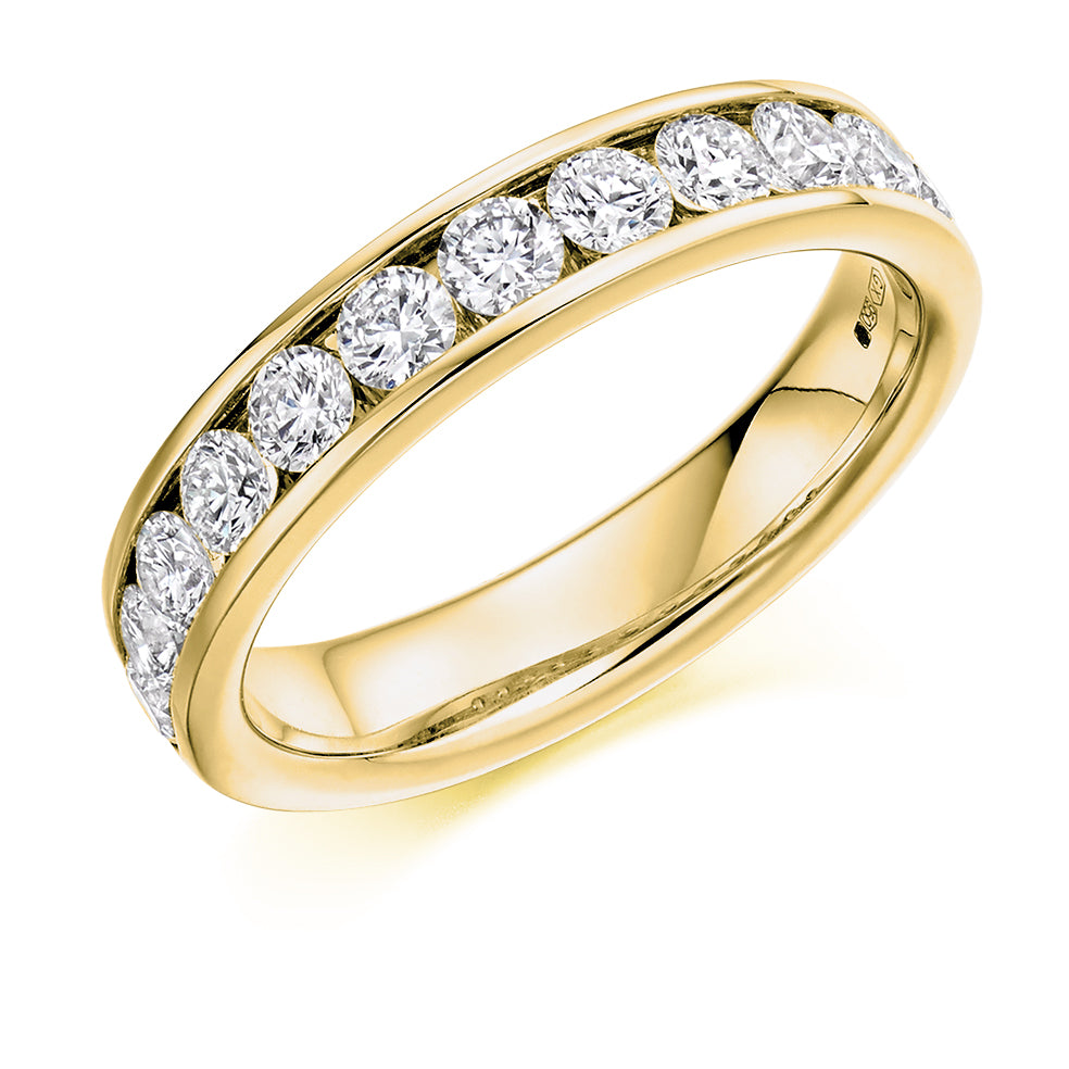 Raphael Collection Half Eternity Ring - Channel Set HET2619