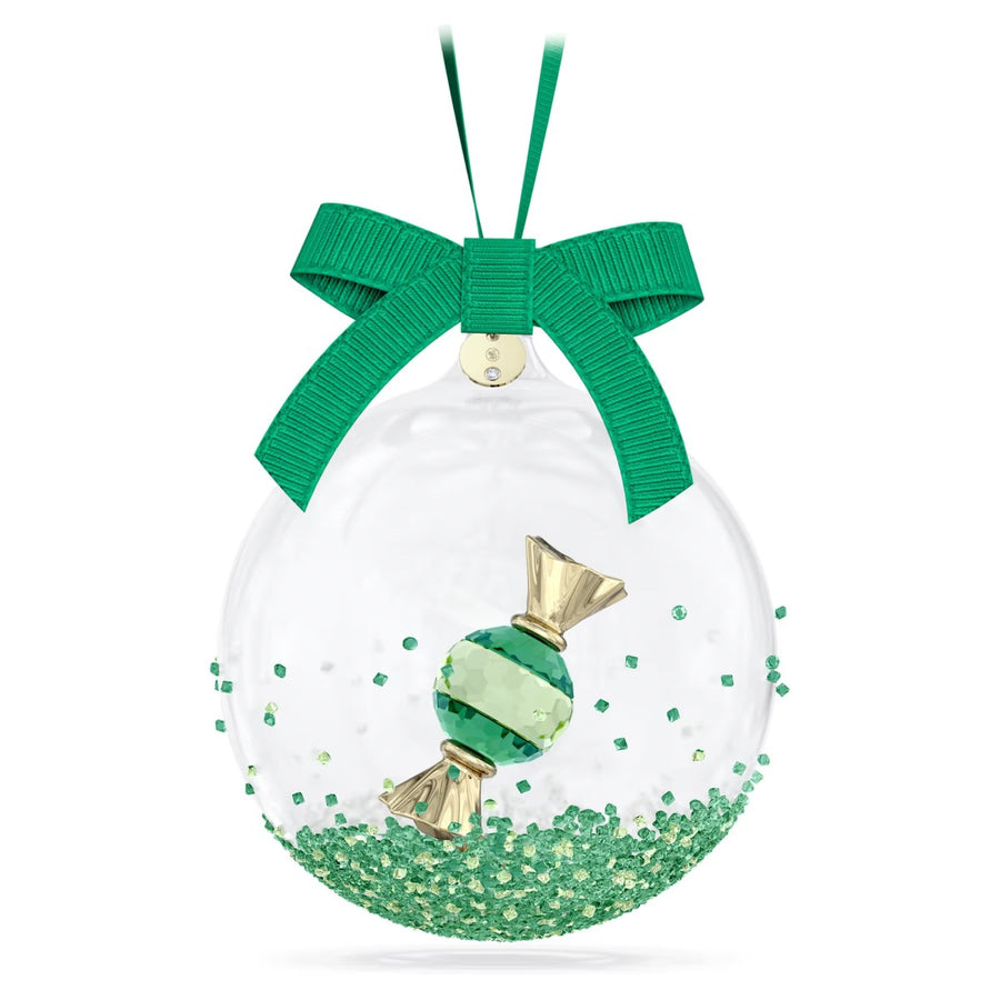 Swarovski Crystal Holiday Cheers Dulcis Ball Ornament - Green 5688312