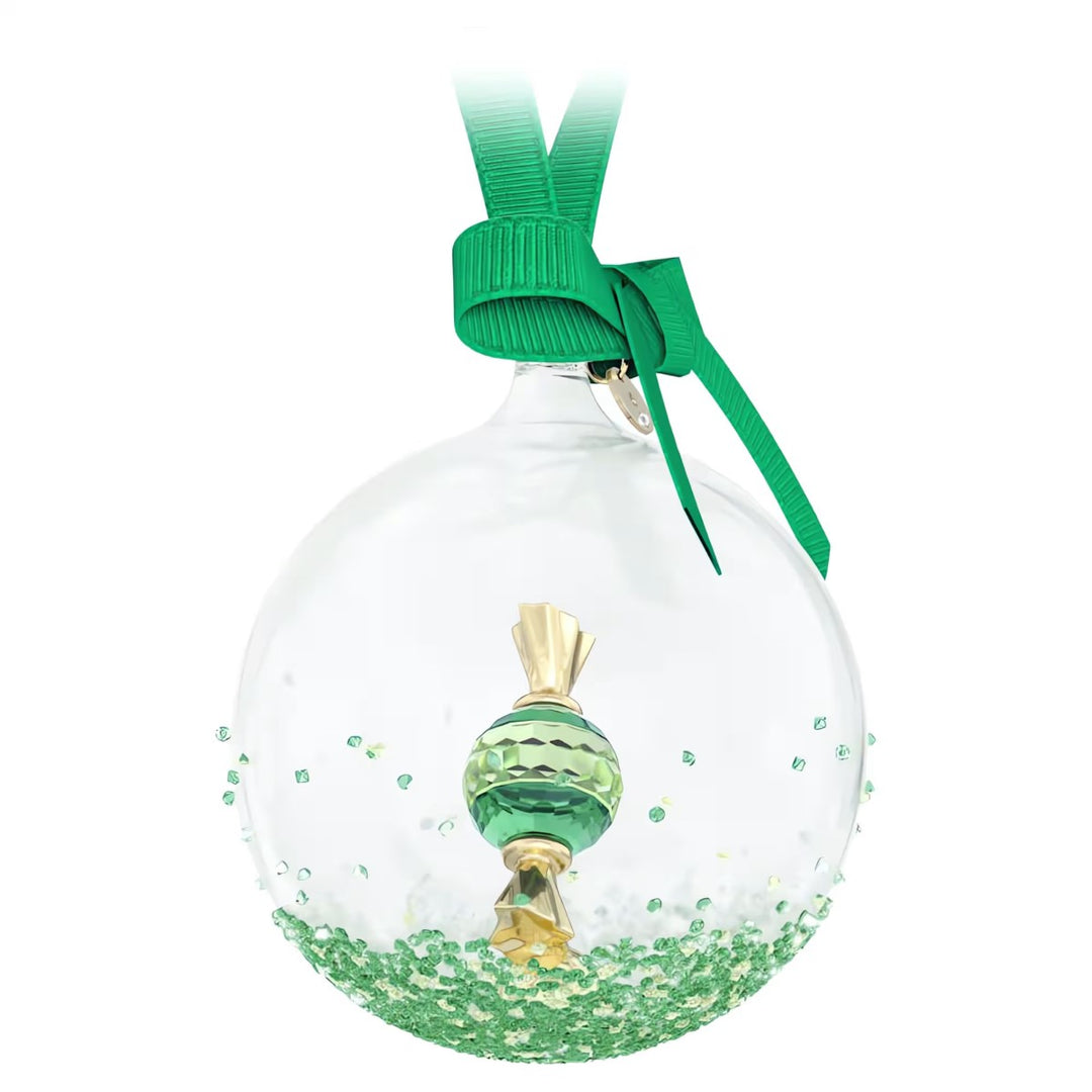 Swarovski Crystal Holiday Cheers Dulcis Ball Ornament - Green 5688312