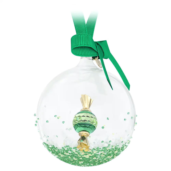 Swarovski Crystal Holiday Cheers Dulcis Ball Ornament - Green 5688312