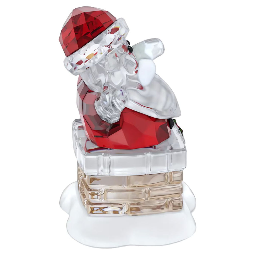 Swarovski Crystal Holiday Cheers Santa Claus and Chimney - 5701507