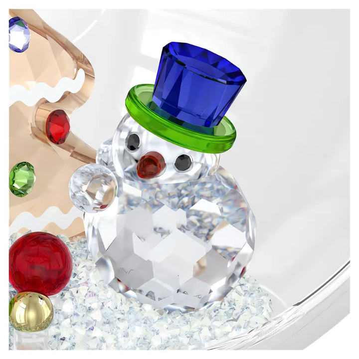 Swarovski Crystal Holiday Cheers Tree and Snowman Ball Ornament - 5701509