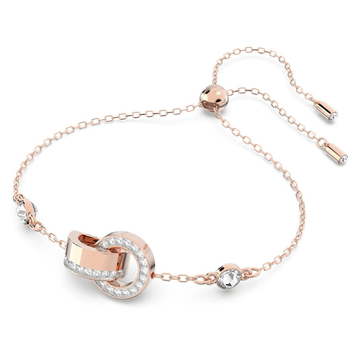 Swarovski Hollow Bracelet - White with Rose Gold Tone Plating 5636498