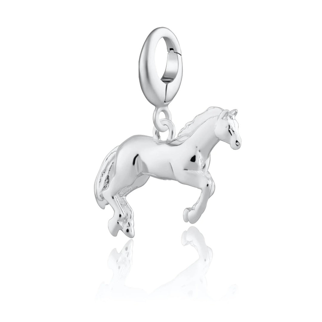 Lily Charmed Horse Charm Silver - item number CSHR