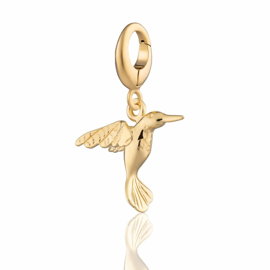 Lily Charmed Hummingbird Charm Gold - item number CGHB