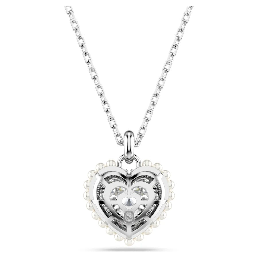 Swarovski Hyperbola Heart Pendant - Rhodium Plated 5684386