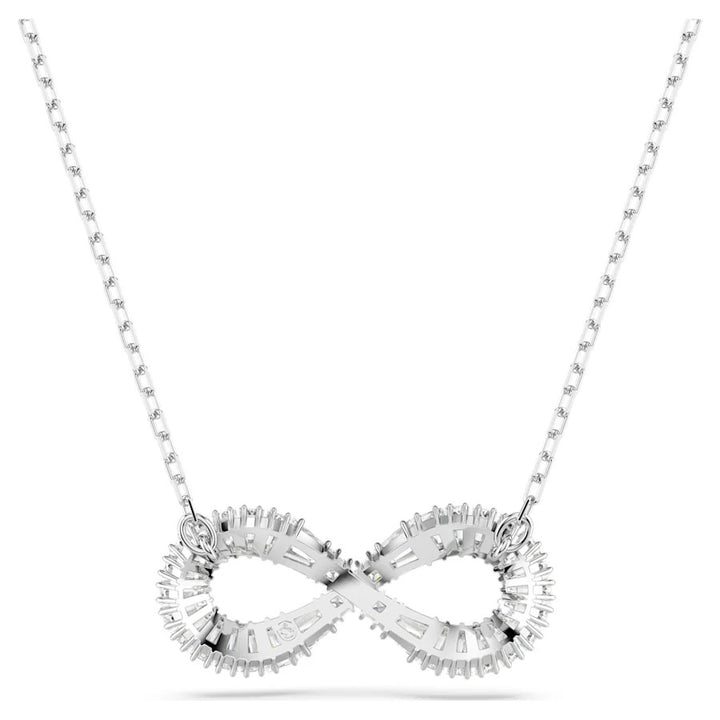 Swarovski Hyperbola Infinity Pendant - White with Rhodium Plating 5679434