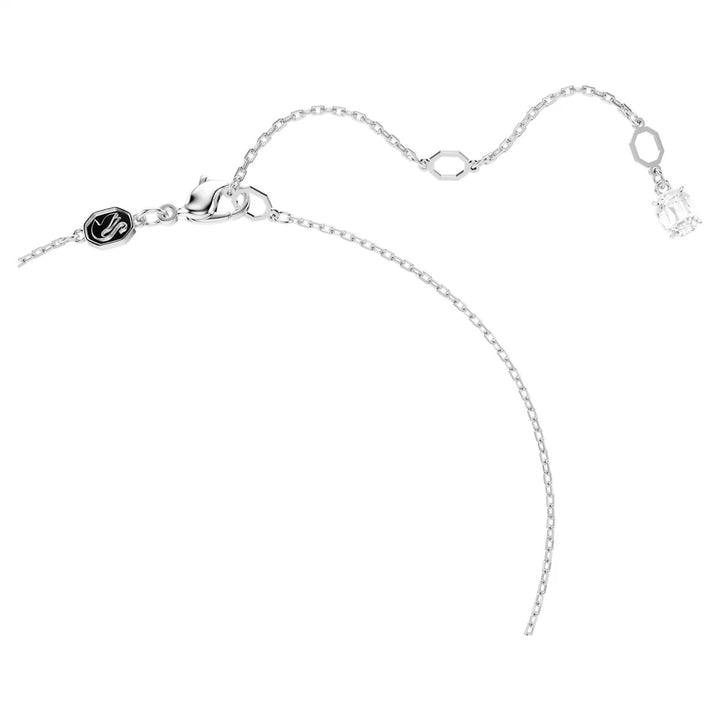 Swarovski Hyperbola Pendant - White with Mixed Metal Finish