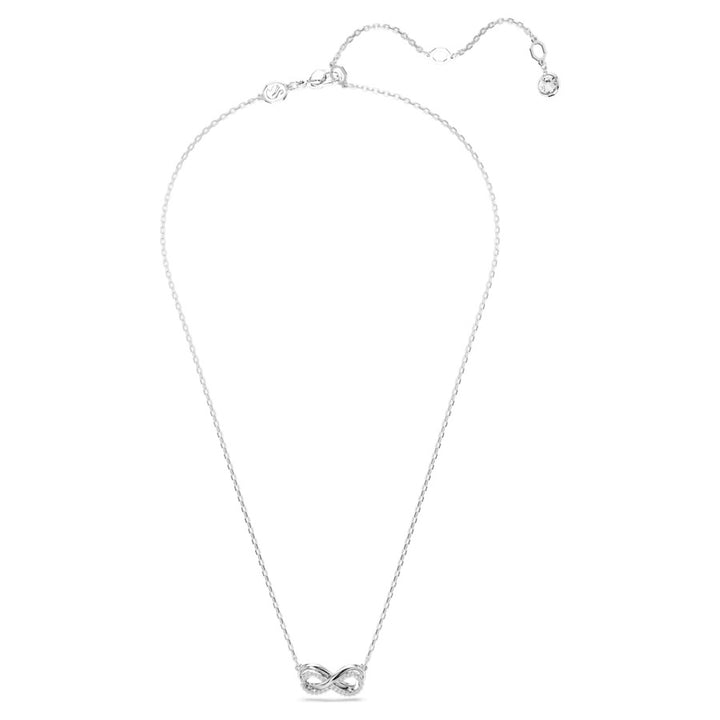 Swarovski Hyperbola PavÃ© Infinity Pendant - White with Rhodium Plating 5687265