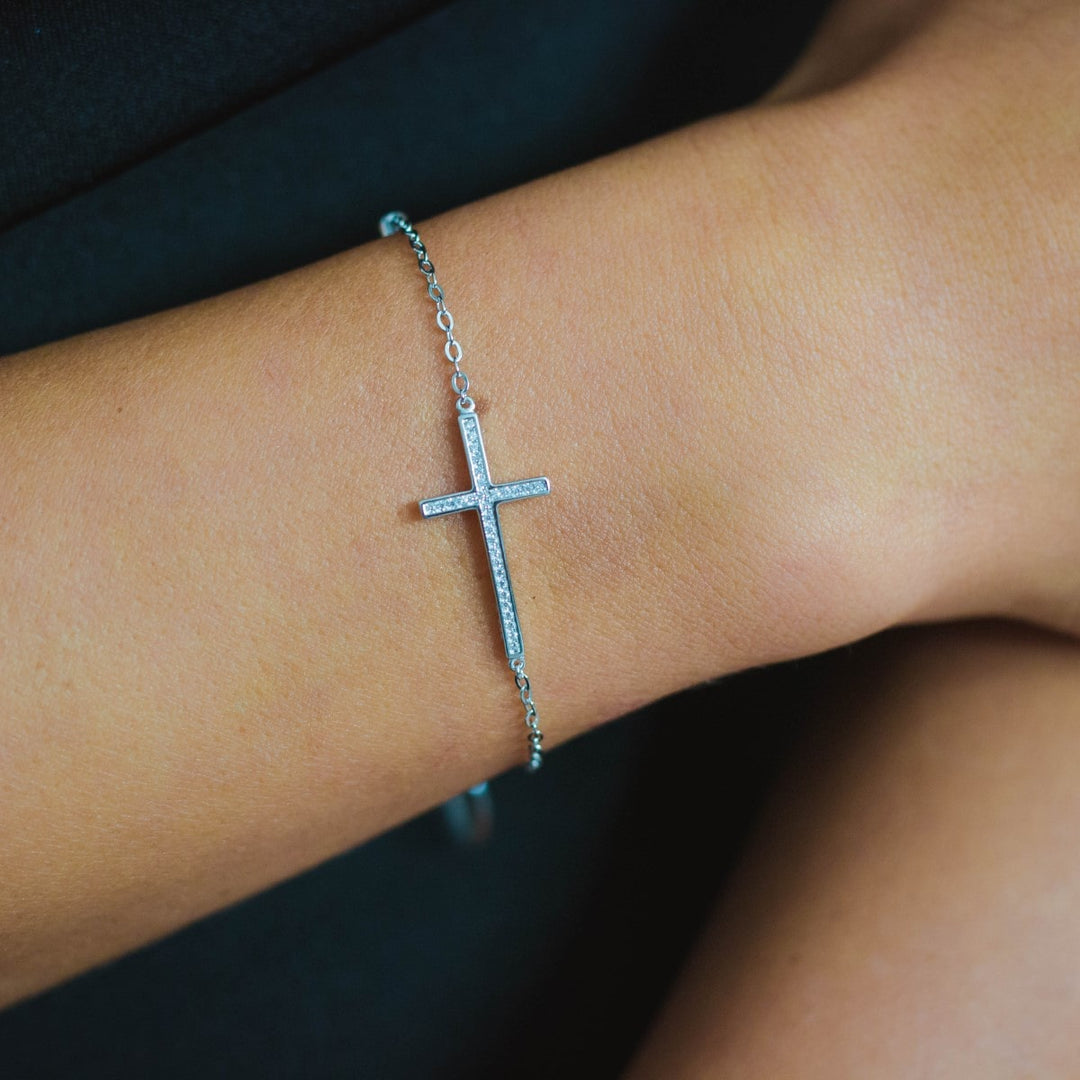 Georgini Cross Bracelet - Silver - IB142