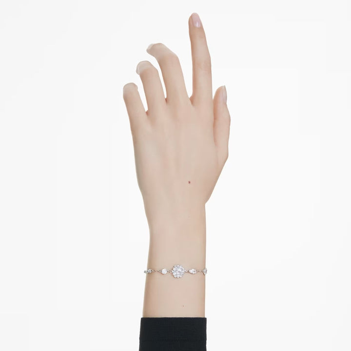 Swarovski Idyllia Snowflake Bracelet - White with Rhodium Plating 5691485