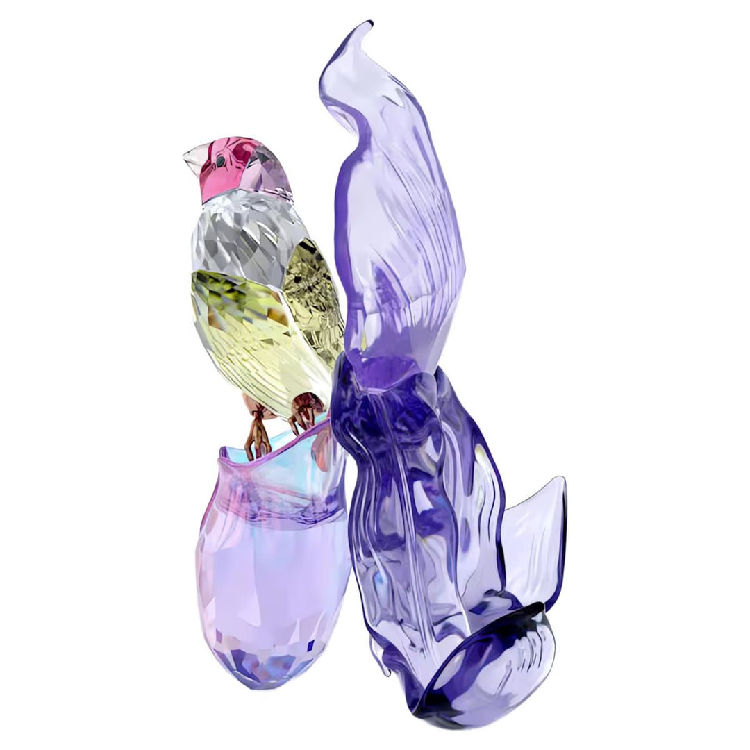 Swarovski Crystal Idyllia - Gouldian Finch and Orchid - 5675211