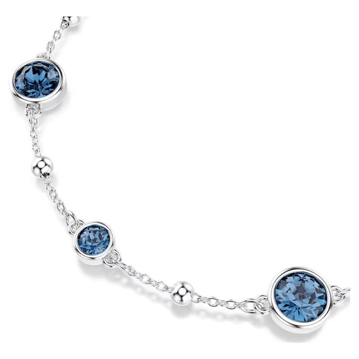 Swarovski Imber Bracelet Round Cut - Blue with Rhodium Plating - 5730679