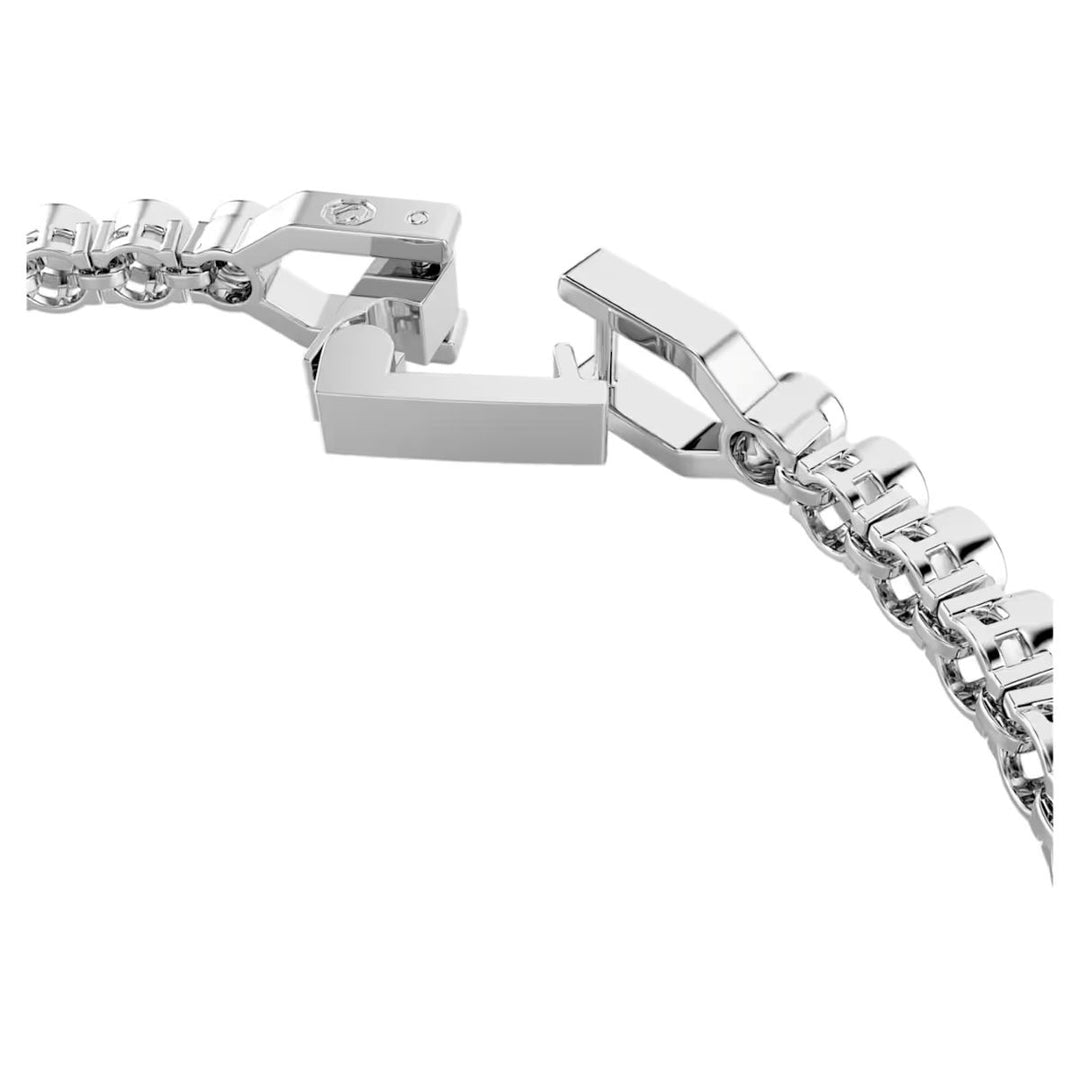 Swarovski Imber Emily Tennis Bracelet Round Cut - Blue with Rhodium Plating