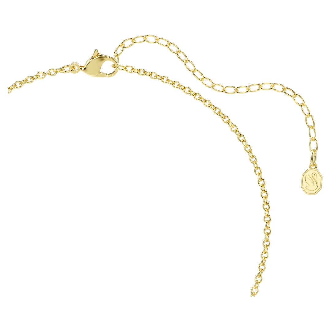 Swarovski Imber Mixed Cuts Necklace - Multicoloured with 18K Gold Finish