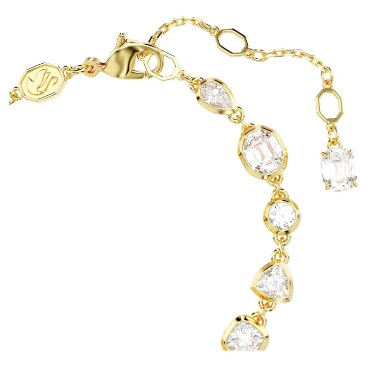 Swarovski Imber Tennis Bracelet Mixed Cuts - White with Gold Tone Plating 5705471