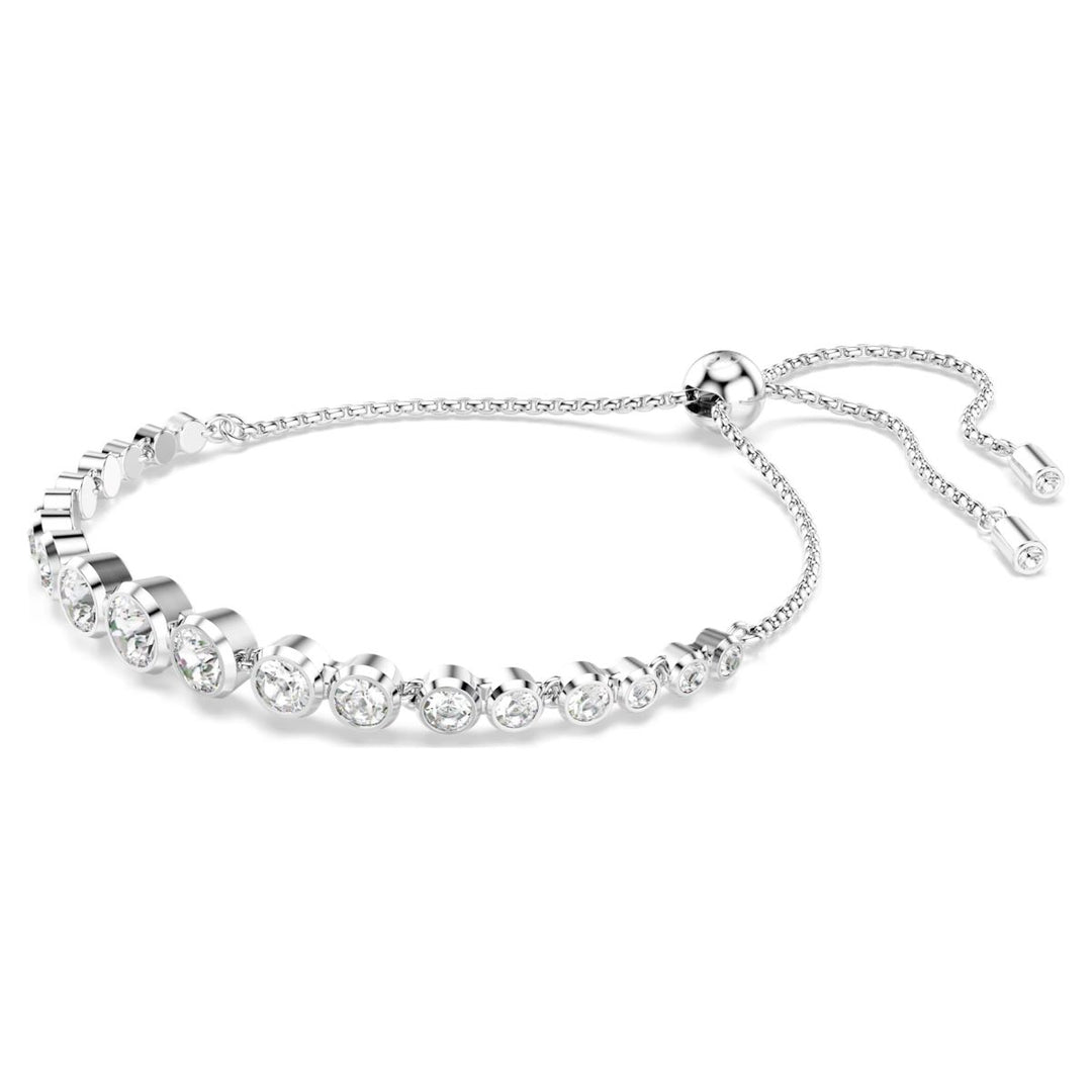 Swarovski Imber Tennis Bracelet Mixed Round Cuts - White Rhodium Plated - 5705451
