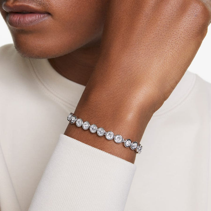 Swarovski Imber Tennis Bracelet - White with Rhodium Plating 5682666