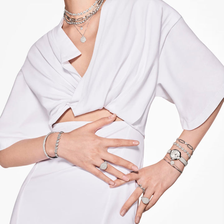 Swarovski Imber Tennis Necklace - White Rhodium Plated 5682595