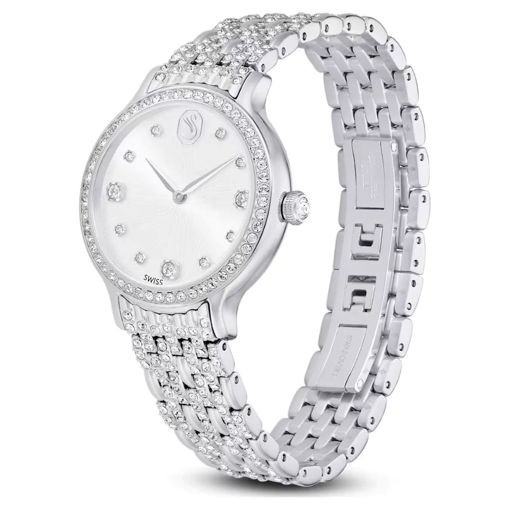 Swarovski Imber Watch Metal Bracelet - Silver Tone Stainless Steel - 5693634