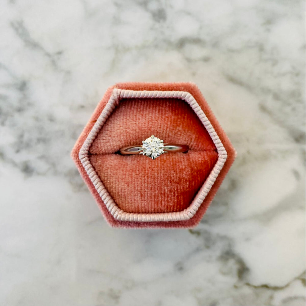 Brilliant Cut Diamond Engagement Ring in Platinum - 0.70ct 6 claw ENG24815