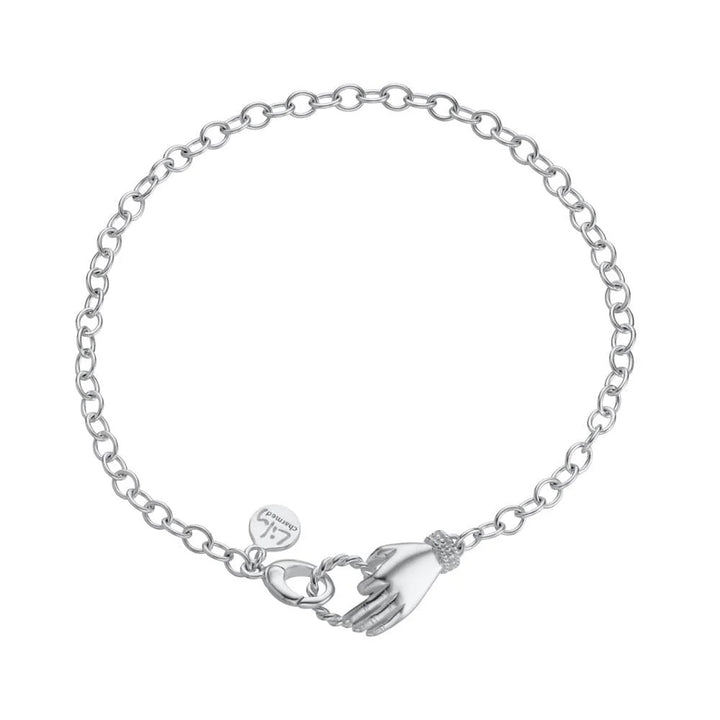 Lily Charmed In Safe Hands Charm Collector Bracelet Silver