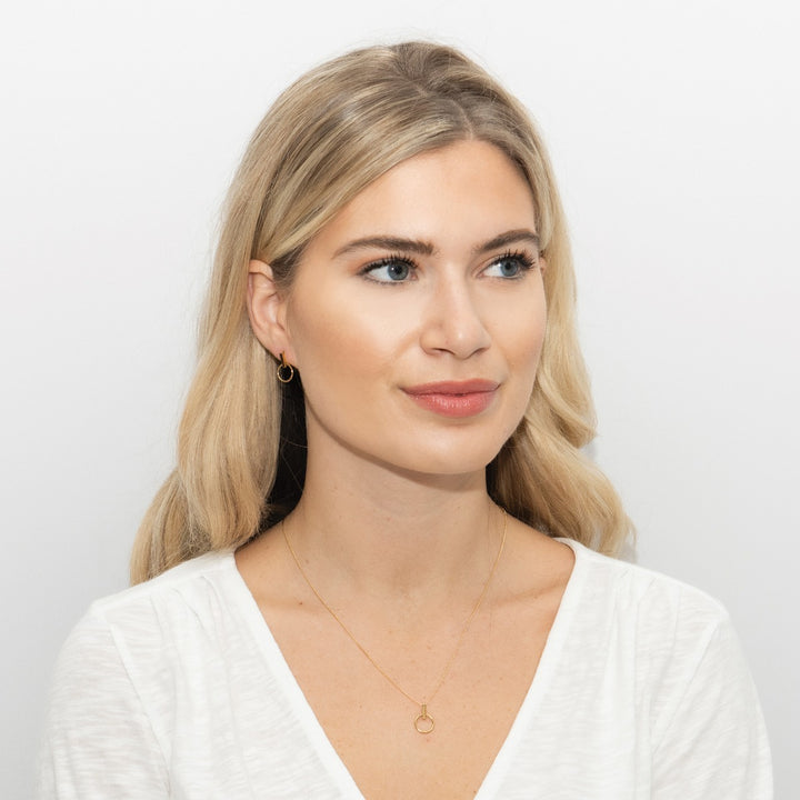 Sarah Alexander Infatuation Gold Vermeil Mini Circle Pendant