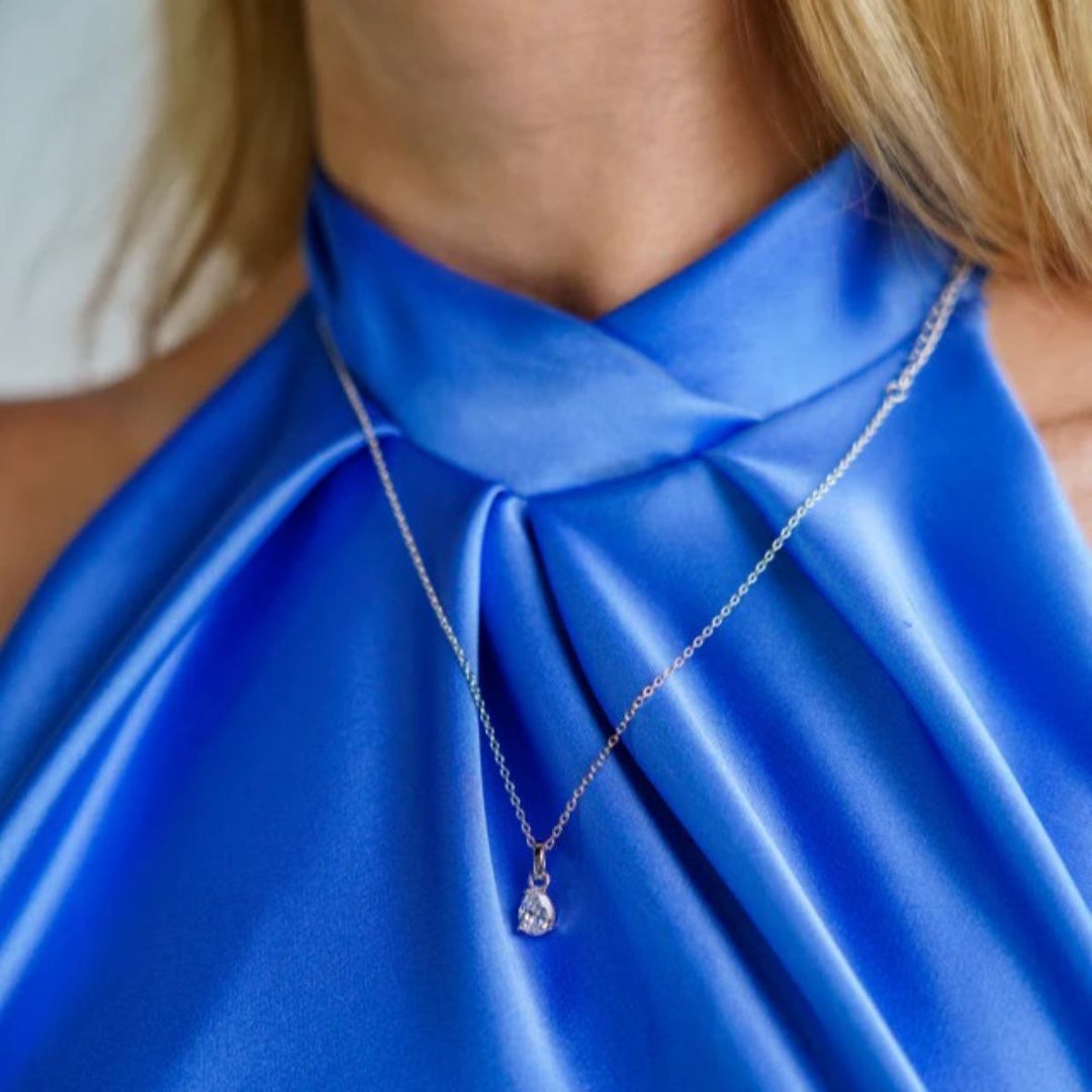 Georgini Wisteria Silver Pendant Necklace. Item code IP1216W.