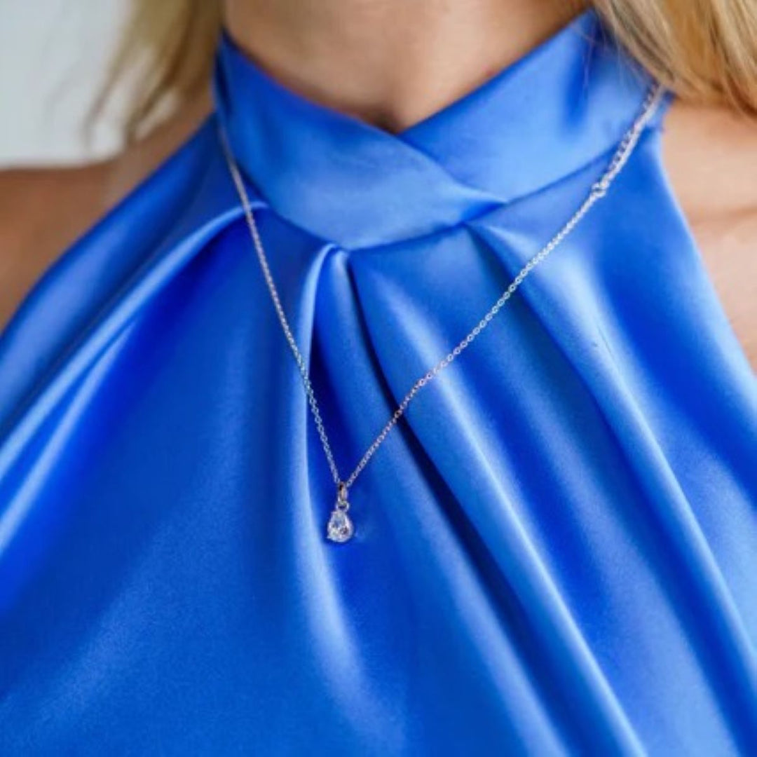 Georgini Wisteria Silver Pendant Necklace. Item code IP1216W.