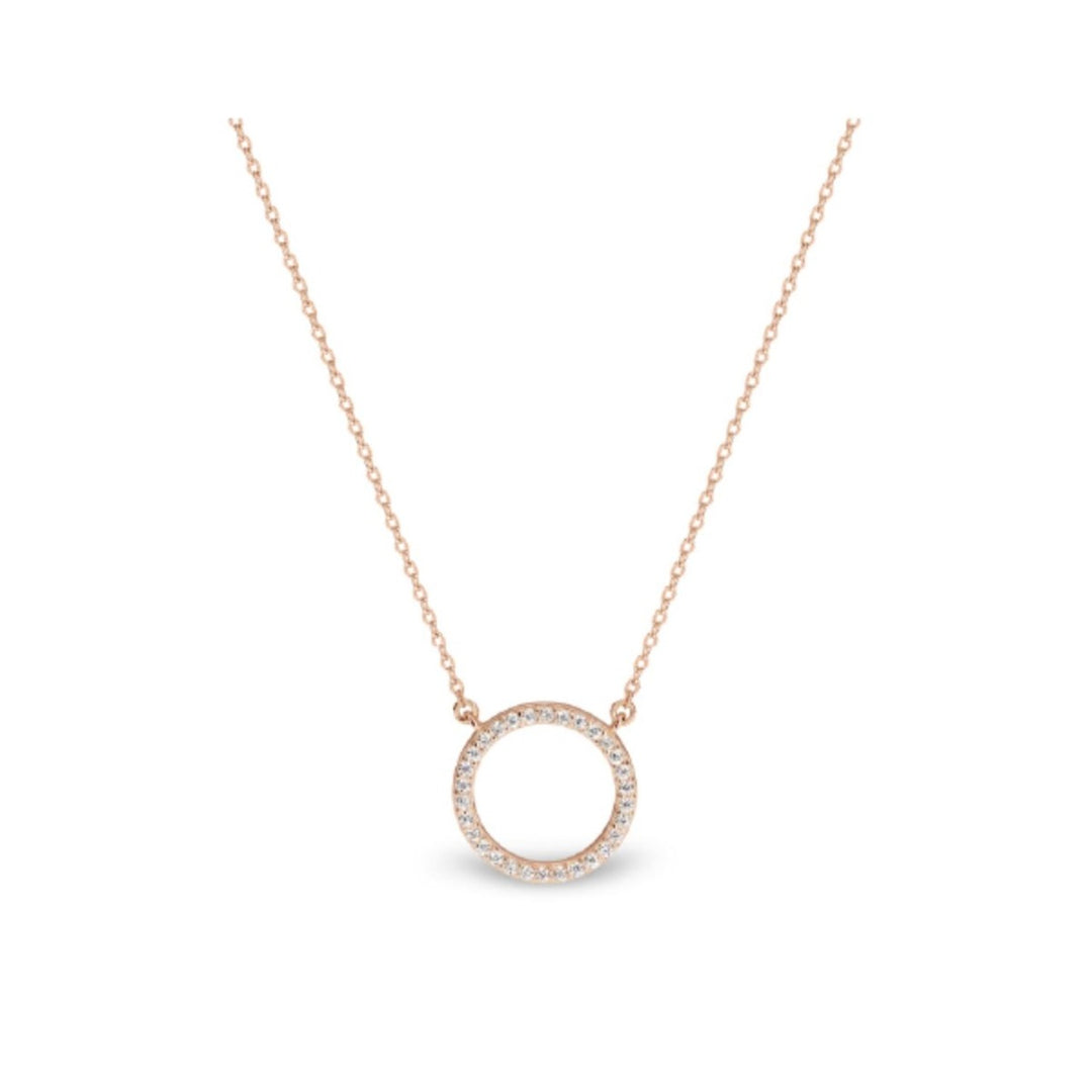Georgini Ara Open Circle Pendant - Rose Gold