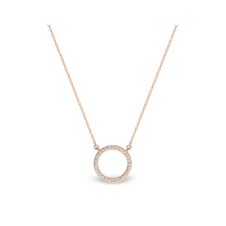 Georgini Ara Open Circle Pendant - Rose Gold
