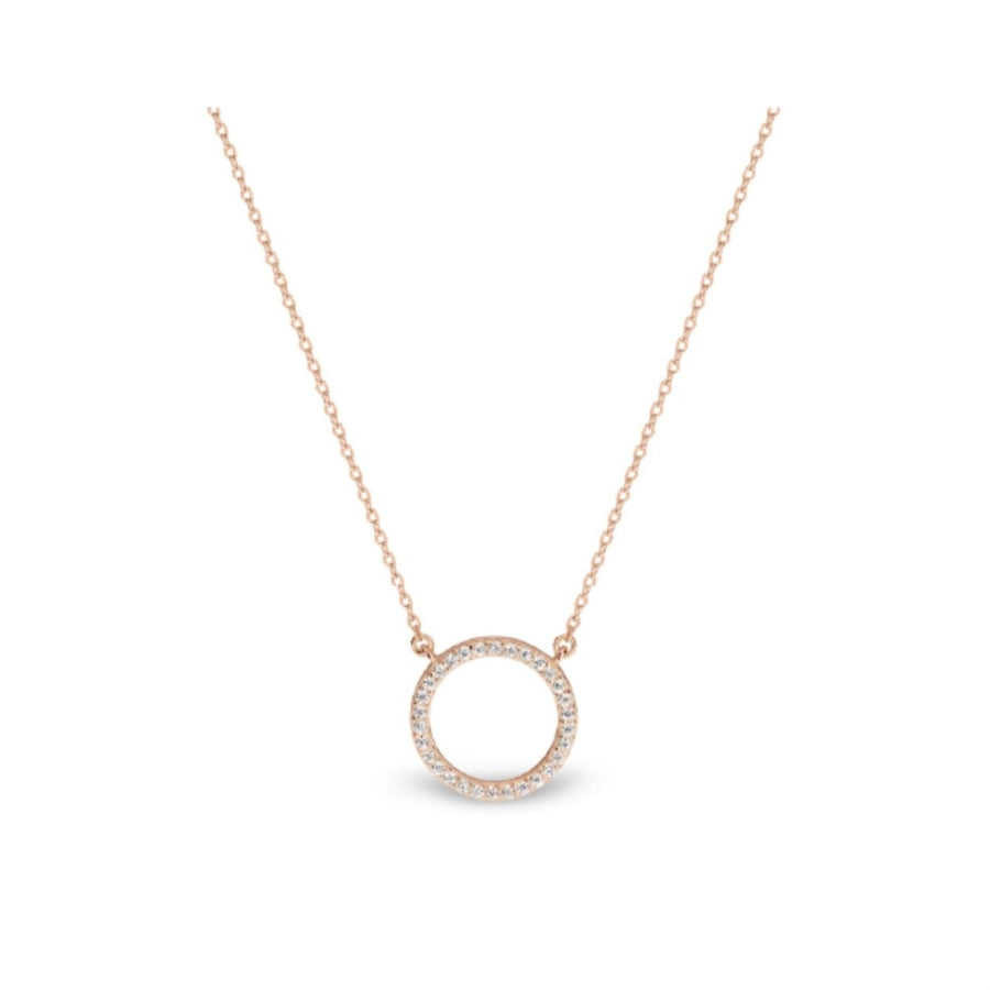 Georgini Ara Open Circle Pendant - Rose Gold