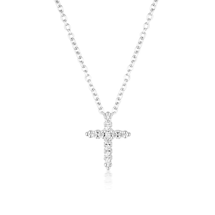 Georgini Rock Star Cross Pendant - Silver - IP855W