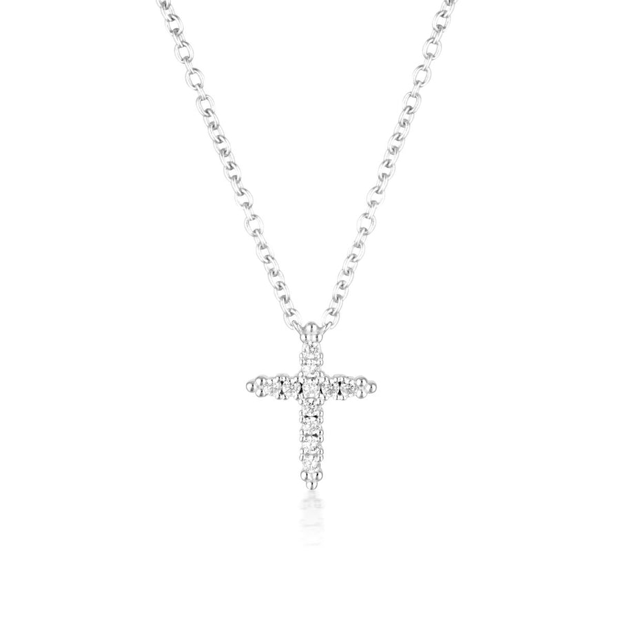 Georgini Rock Star Cross Pendant - Silver - IP855W