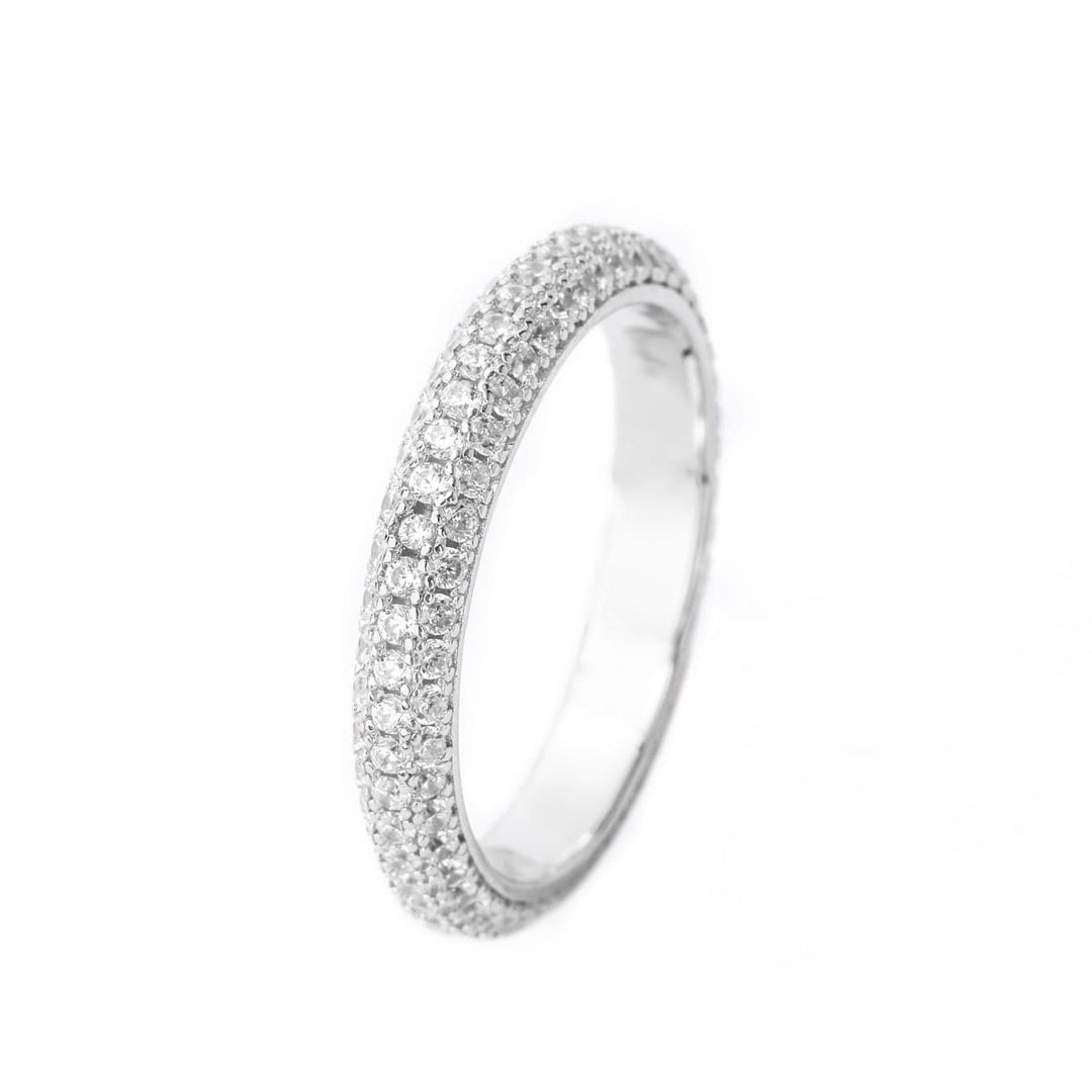 Georgini Goddess Pave Ring - Silver