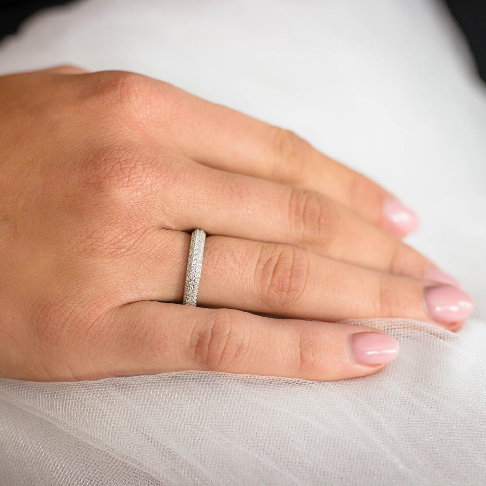 Georgini Goddess Pave Ring - Silver