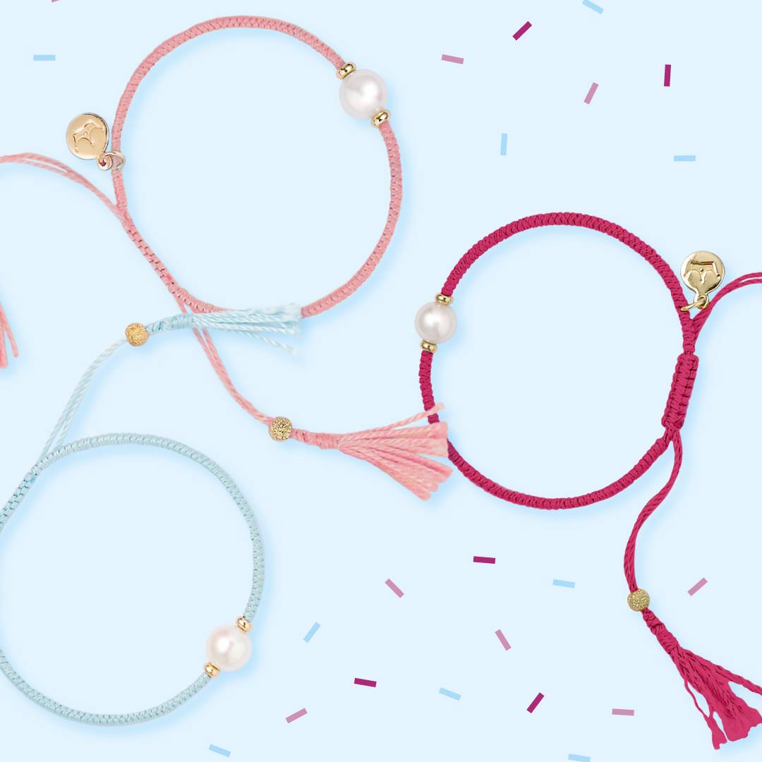 Jersey Pearl Tassel Bracelet